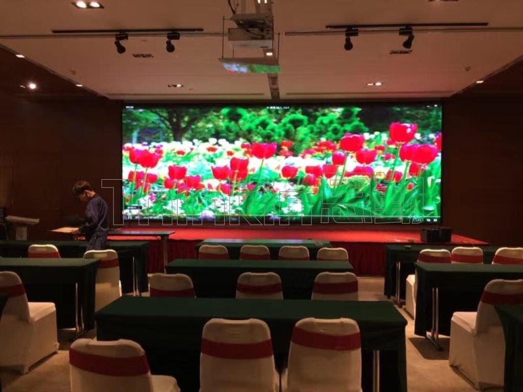 酒店接待室全彩LED显示屏